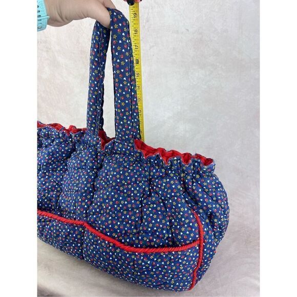 Vintage Patchwork Quilted Purse Handbag Sewing Bag - Picture 13 of 13